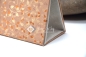 Preview: Graupappe-Tasche mit Metall-Verschluss ca. 19,0x6,5x10,0cm | Blumenranken | cappuchino beige | Art. Nr. 97040702